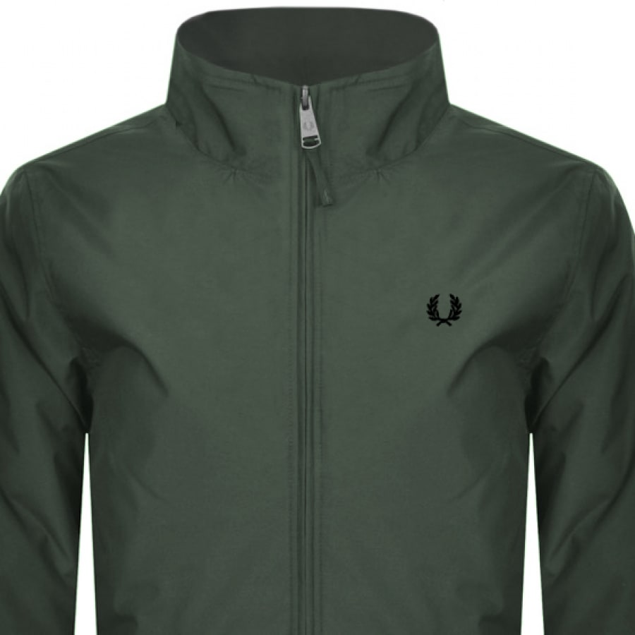 Alternative Image for ProductFred Perry Brentham Jacket Green2